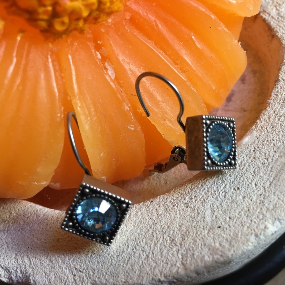 3 for 15! Vintage Silver Tone Crystal Earrings